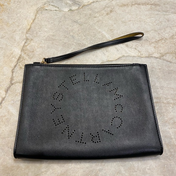 Stella McCartney logo flap zip clutch - Picture 5 of 8